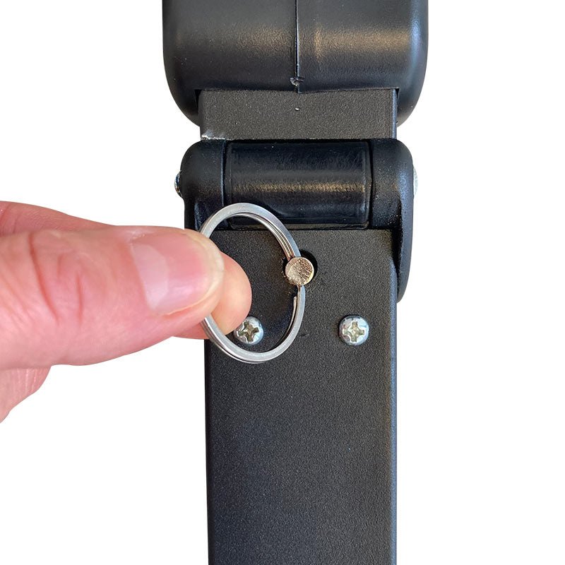 Hopfällbar digital pedaltränare - Svart