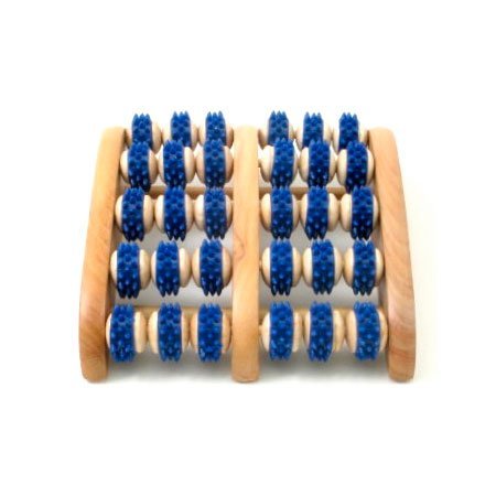 Skridsikker fodmassagerulle i træ - Seniorshop