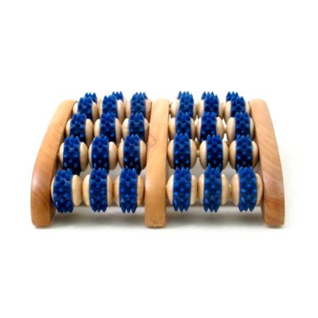 Skridsikker fodmassagerulle i træ - Seniorshop