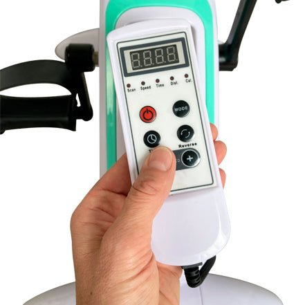 Elektrisk pedaltränare med hjälpmotor