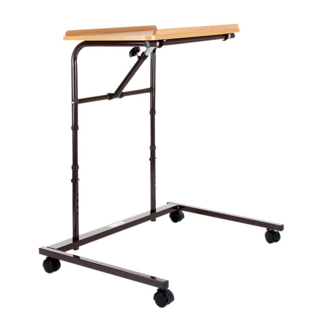 Brett fåtöljbord med hjul