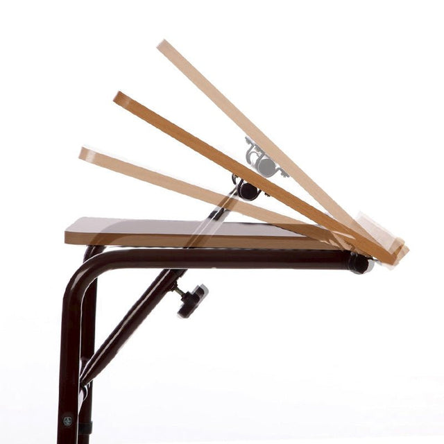 Brett fåtöljbord med hjul