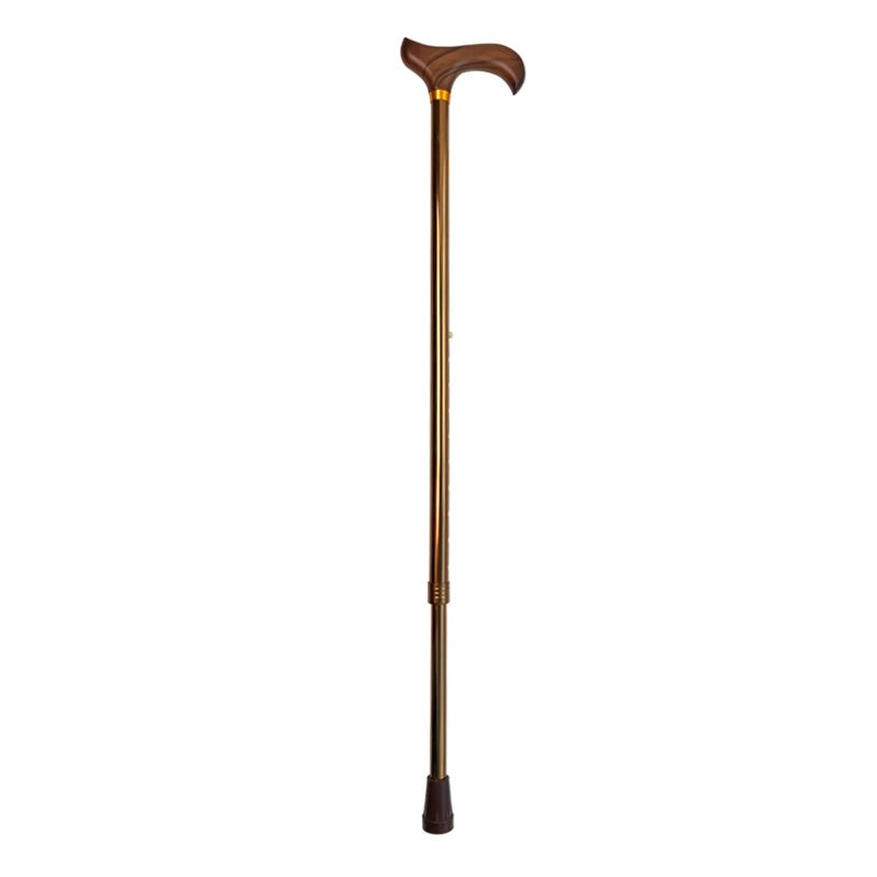 Stok med justerbar højde - Bronze - Seniorshop