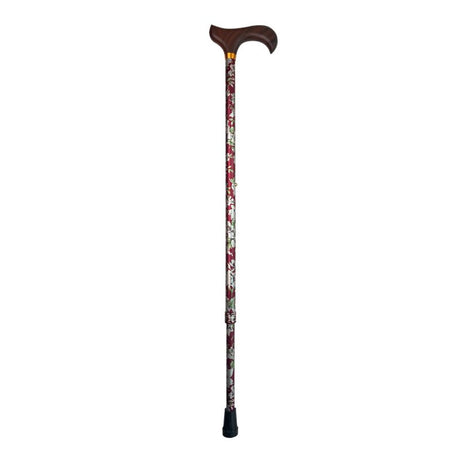 Käpp med justerbar höjd - Blommönster