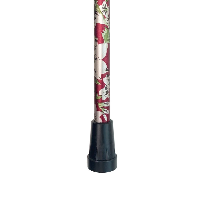 Käpp med justerbar höjd - Blommönster