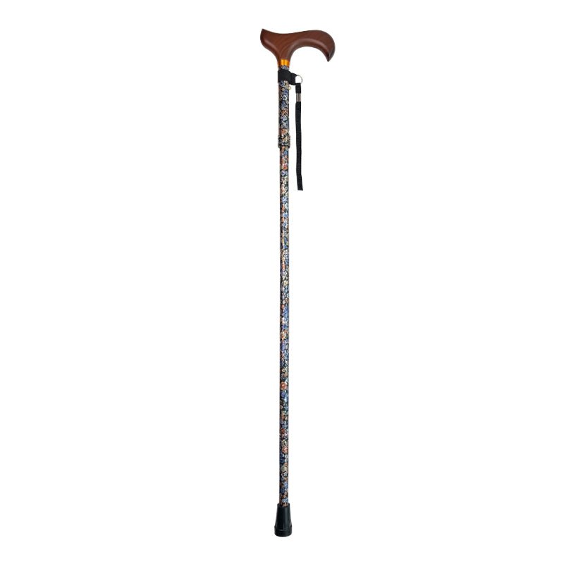 Sammenklappelig stok - Blomstermønster - Seniorshop