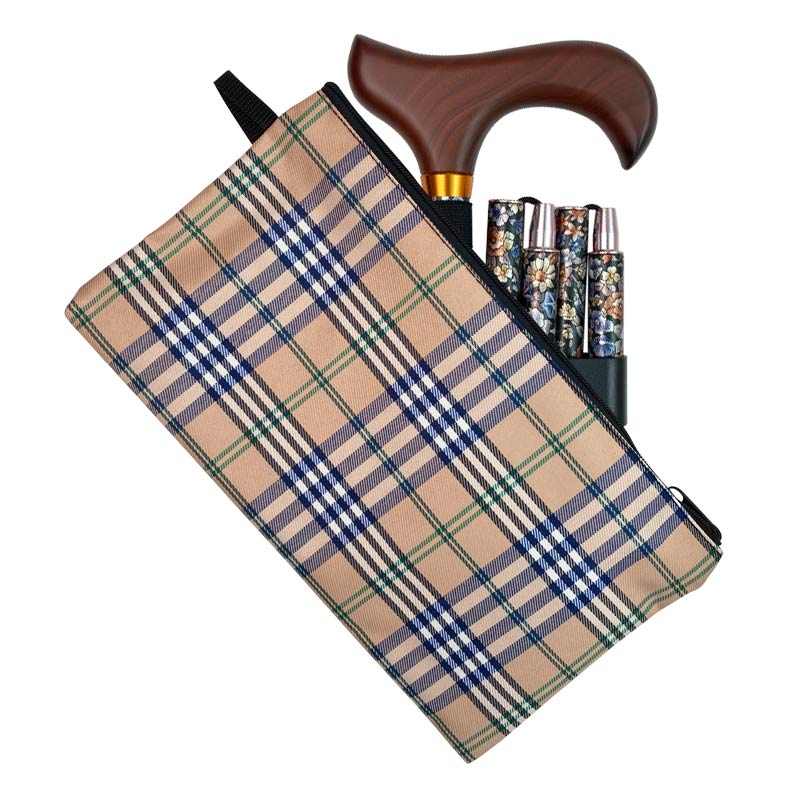 Sammenklappelig stok - Blomstermønster - Seniorshop