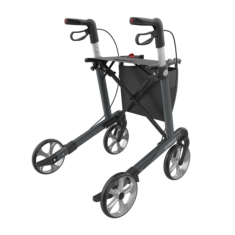 Server rollator - Antracitgrå - Seniorshop