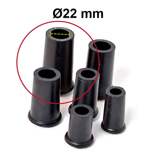 Doppsko Ø22 mm - Svart