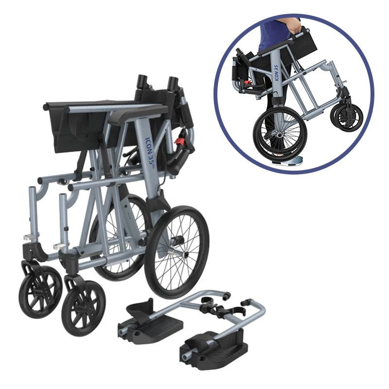 Superlätt transportrullstol