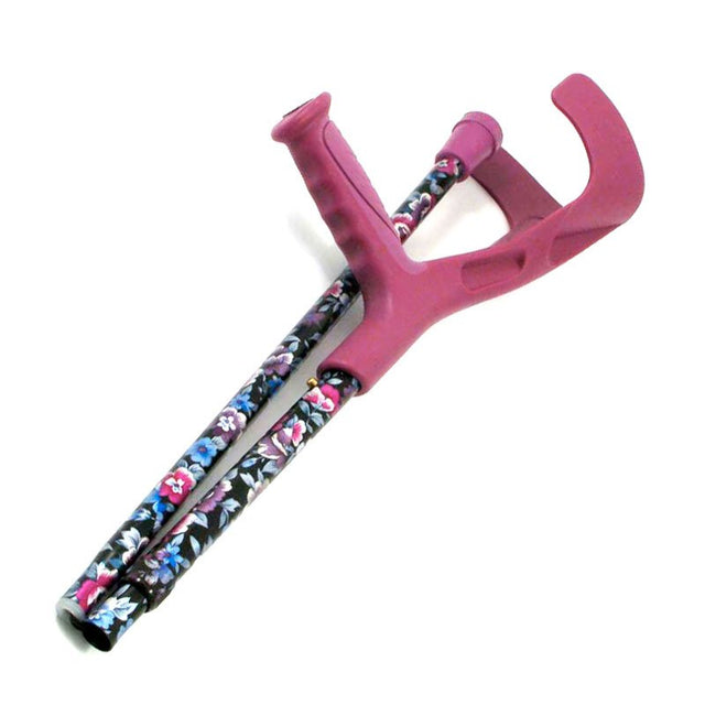 Foldbar krykke - Mønstret - Seniorshop