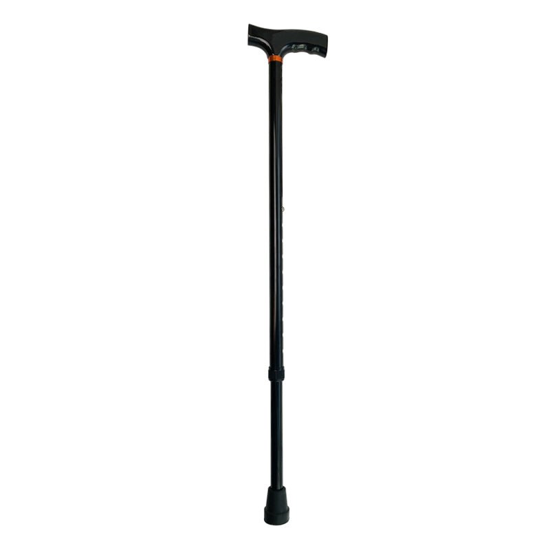 Käpp med justerbar höjd - Svart