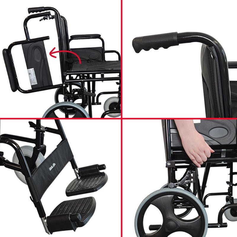 Transportrullstol - Bekväm och hopfällbar