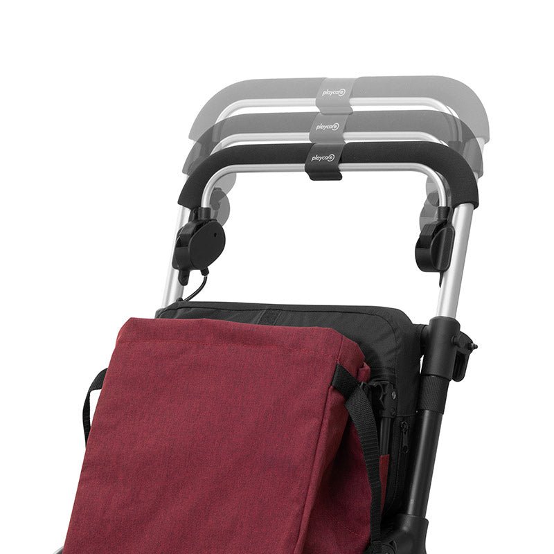 R05 indkøbsvogn med sæde - Bordeaux - Seniorshop