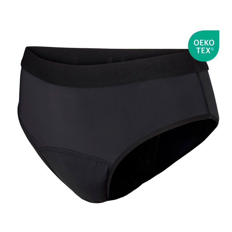 Inkontinenstrosa i microfiber - Svart