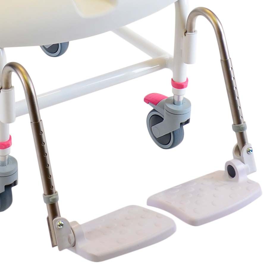 Let badestol / Toiletstol på hjul - Seniorshop