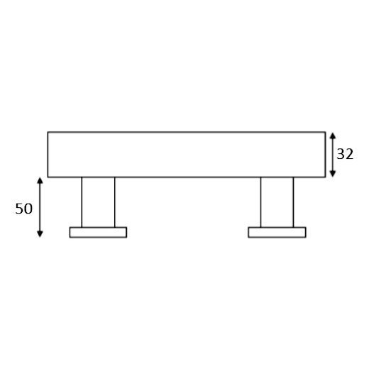 Støttegreb i rustfri stål - Seniorshop