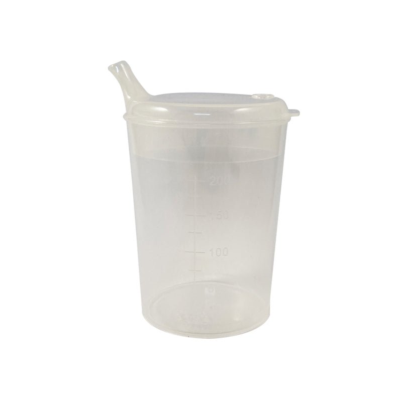 Pipmugg med lock - 4 mm hul