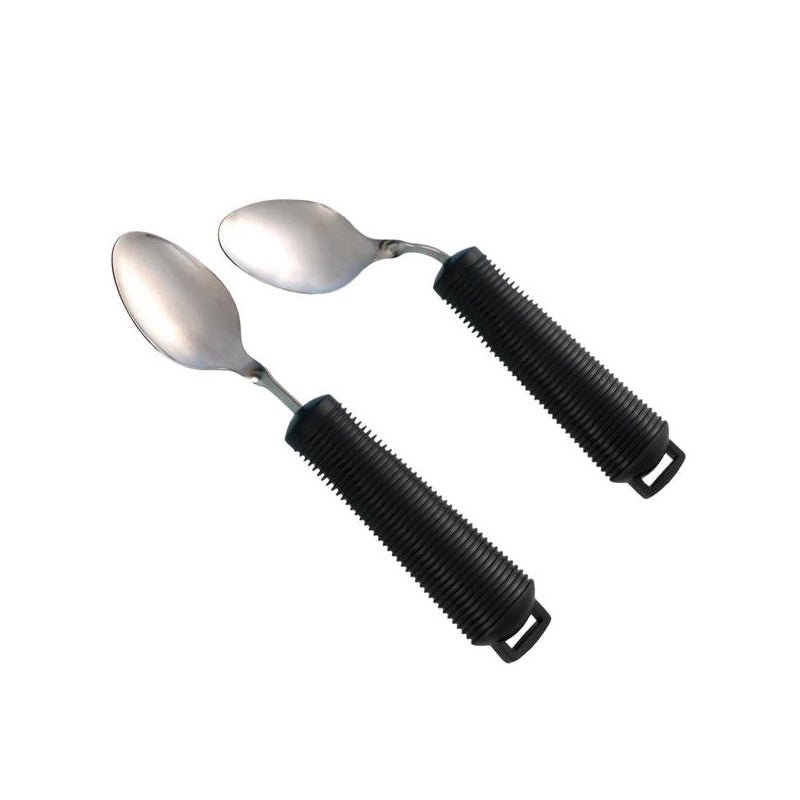 Vinkelbart bestik m. anti - slip - Seniorshop Big Grip