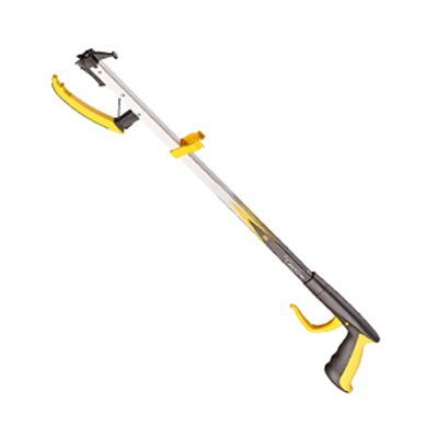Lång griptång Helping Classic i svart och gult med gripklor och ergonomiskt handtag för att plocka upp saker
