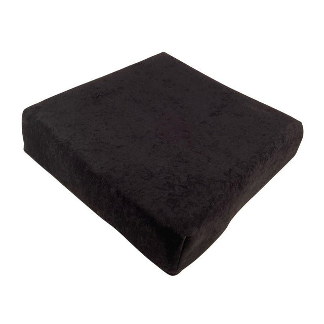 Trykaflastende siddepude m. udskæring - 43x43x10 cm - Seniorshop