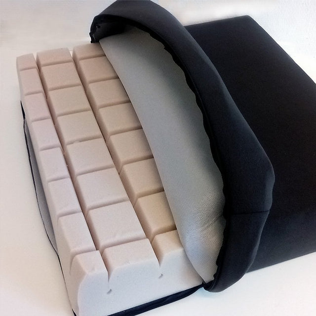 Velourbetræk til siddepude - 43x43x6 cm - Seniorshop