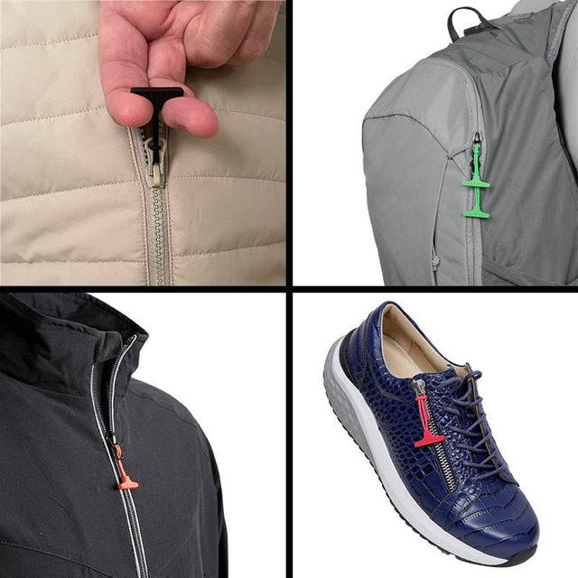 T - zip hjælp til lynlås, Sort - 10 stk. - Seniorshop