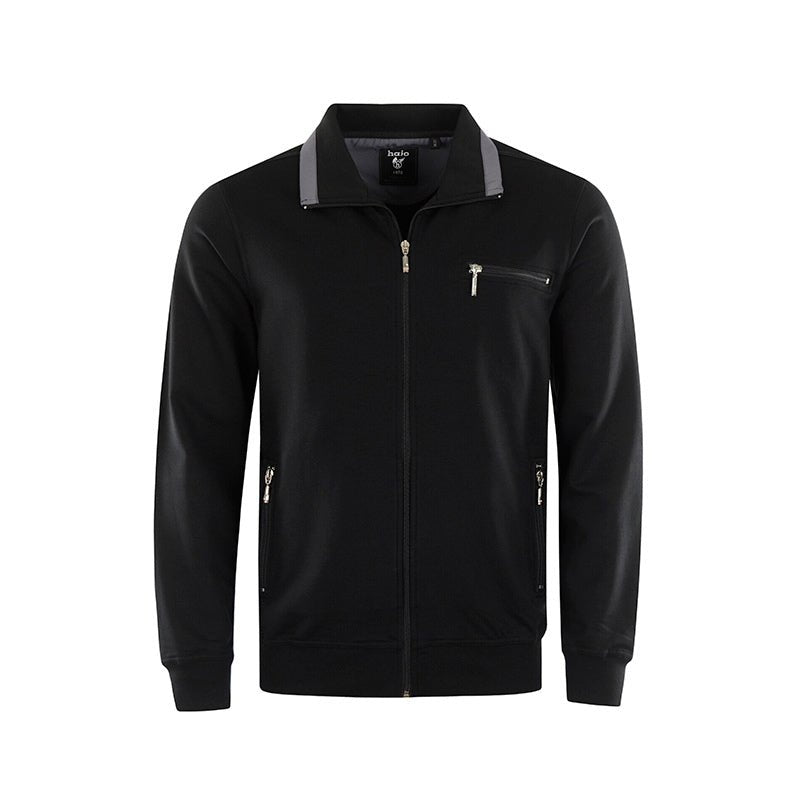 Cardigan med dragkedja - Svart