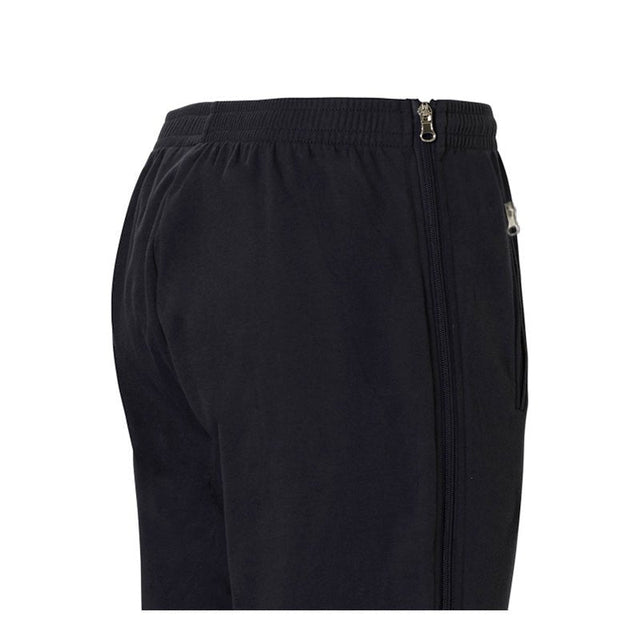 Joggingbukser med lynlås - Sorte - Seniorshop