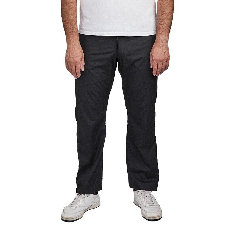 Bukser med lynlås i siden - Sort - Seniorshop