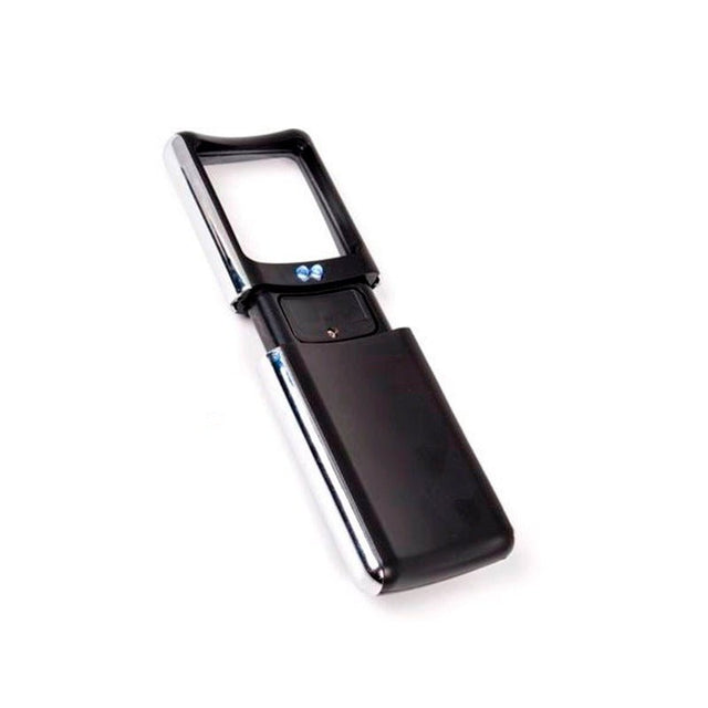 Pop-up lupp med lampa - 3x förstoring