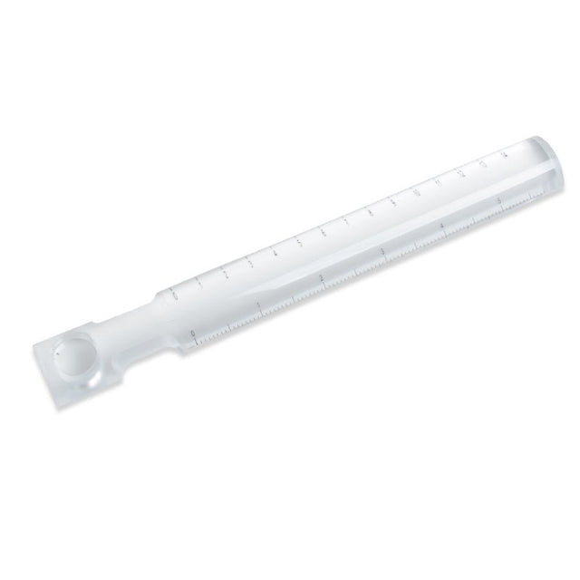 Läslinjal 21 cm - 2x förstoring