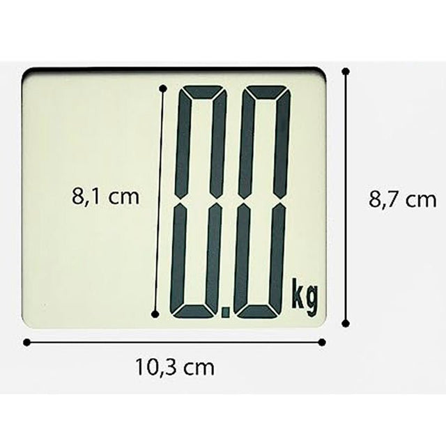 Digital personvåg med stor display