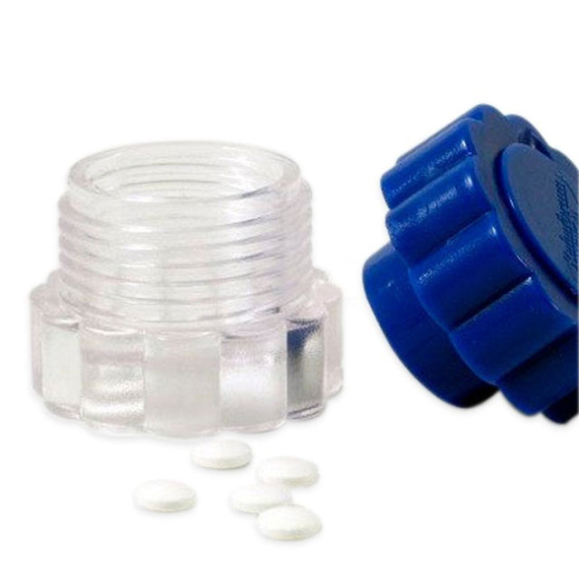 Tablettkrossare med skruvgänga