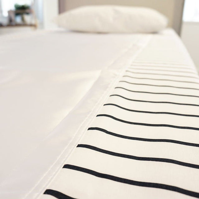 Glidelagen med satin - 140x220 cm - Seniorshop