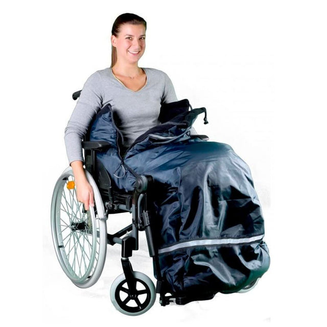Blød thermo kørepose til kørestol - Seniorshop