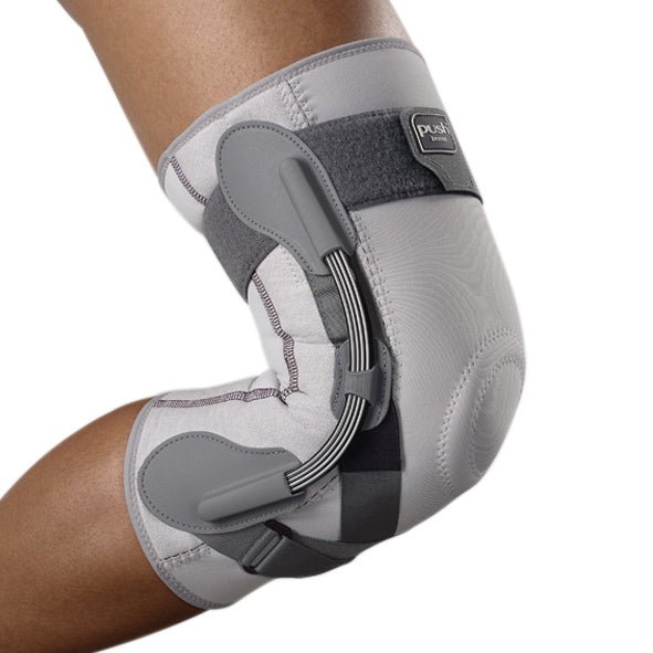 Knäskydd med sidoskenor