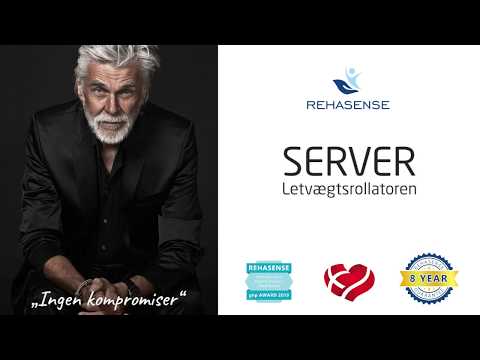 Rullator Server HD - Bred sits