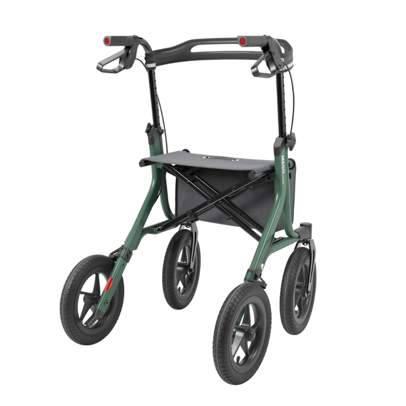01-3540GR. Mego rollator grøn. Andre spec. end nuv. Mego