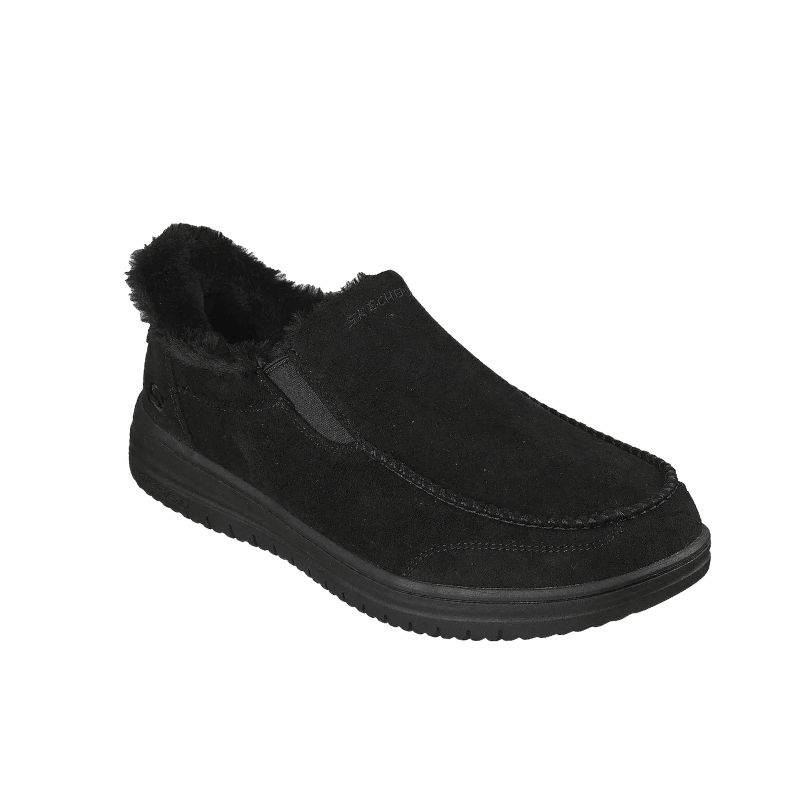 Skechers slip-in herrehjemmesko - Sort