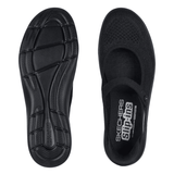 Skechers slip - in ballerina - Sort