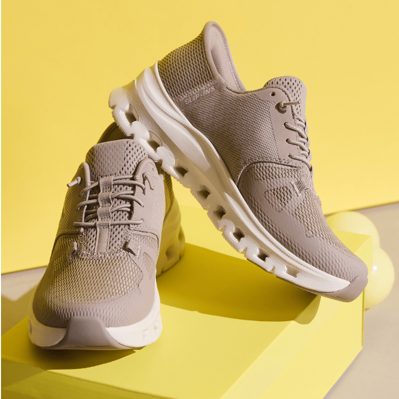 Skechers slip-in damsneaker, Sand