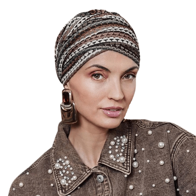 Sapphire Boho turban - Autumn Lace