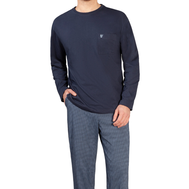 Pyjamas för herrar - Navy