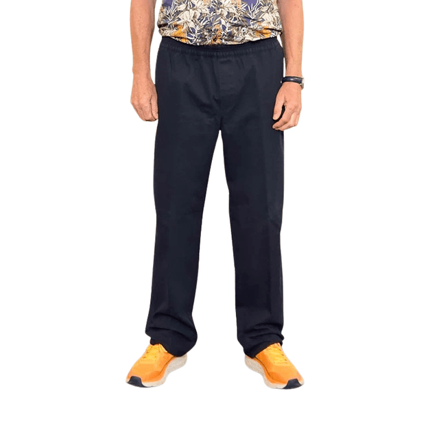 Forede bukser med elastik - Marineblå