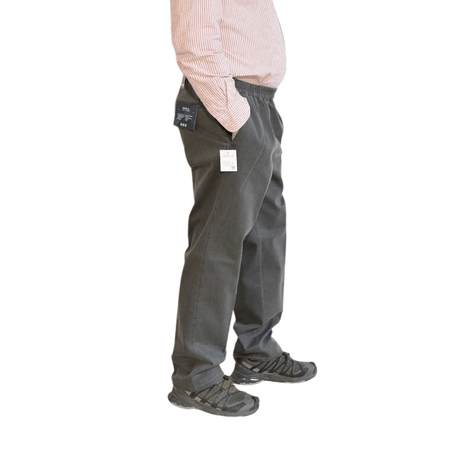 Bukser med elastisk talje - Grå