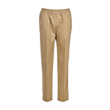 Lette bukser med elastikkant - Beige