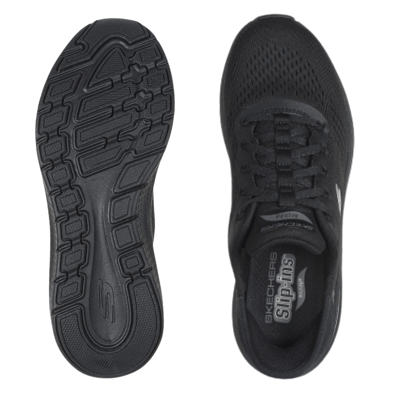 Skechers bred slip-in damesneaker - Sort