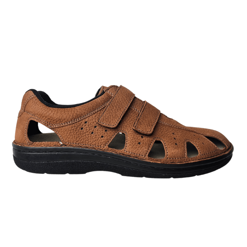 Berkemann stängd herrsandal - Brun