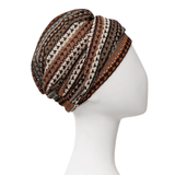 Sapphire Boho turban - Autumn Lace